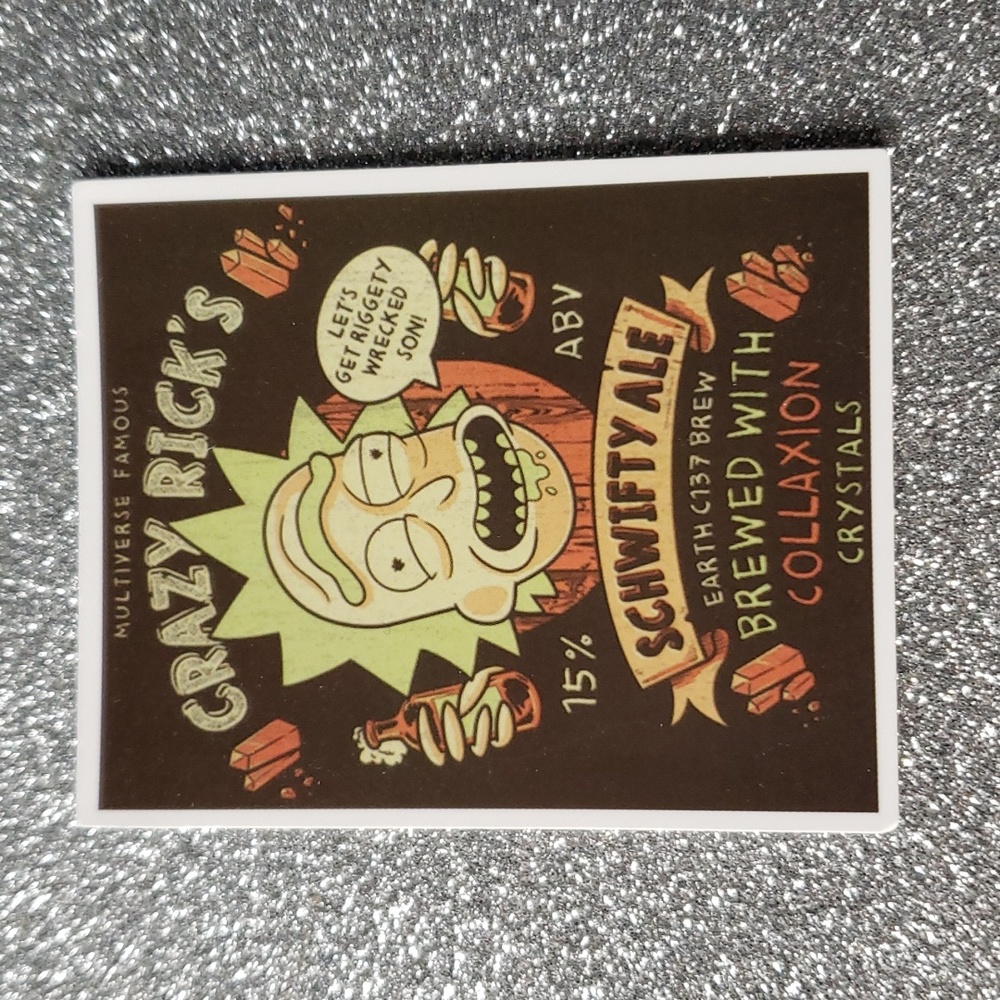 RICK AND MORTY waterproof sticker Ale
